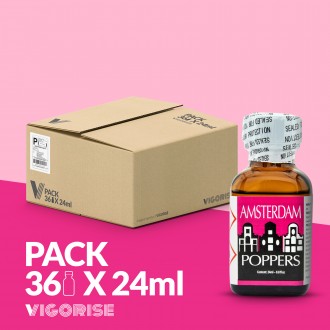 PACK COM 36 AMSTERDAM POPPERS 24ML