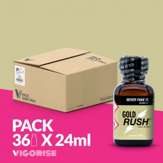 PACK COM 36 GOLD RUSH 24ML