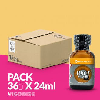 PACK WITH 36 JUICE ZERO POPPER 24ML