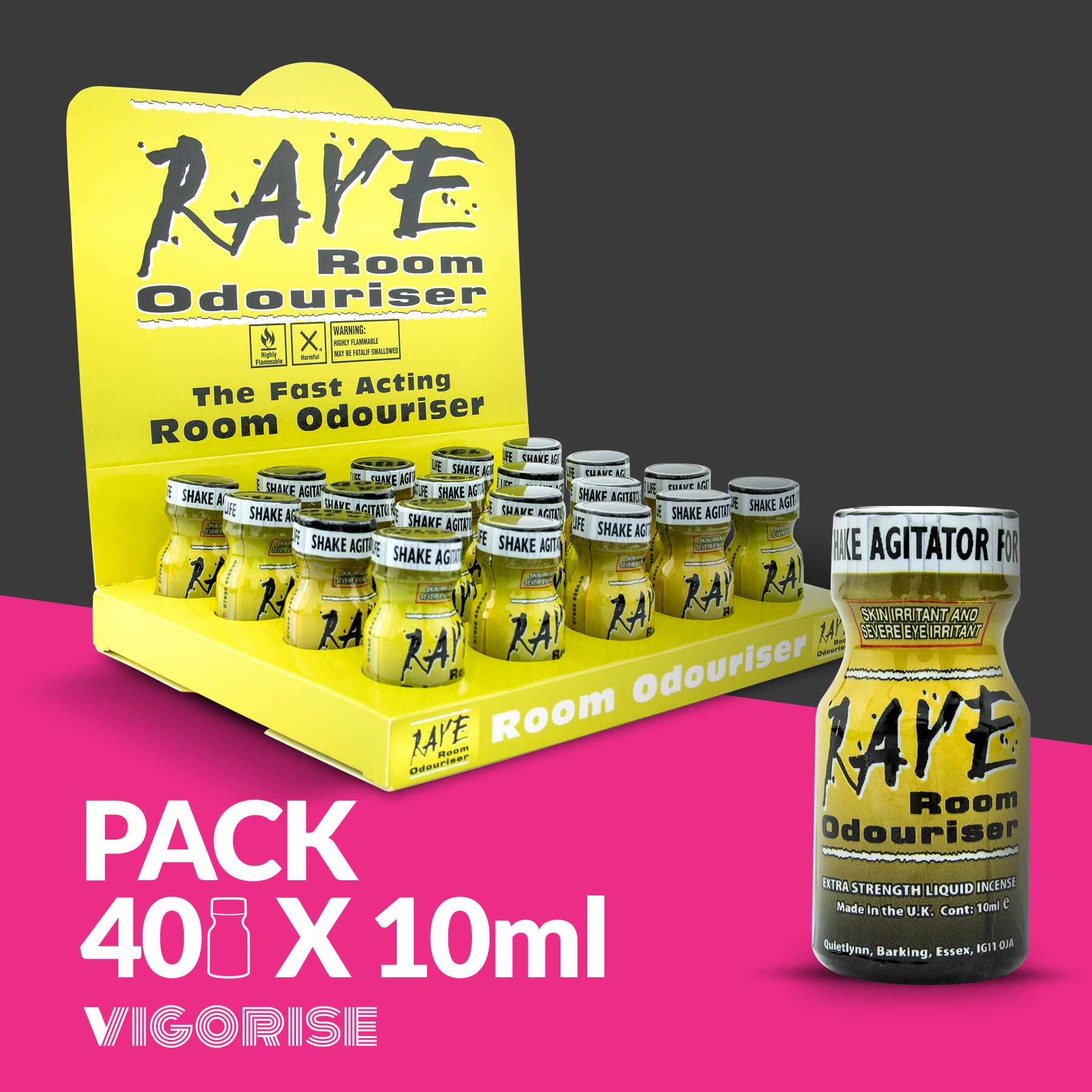 PACK COM 40 RAVE 10ML