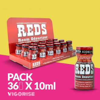 PACK WITH 36 REDS 10ML