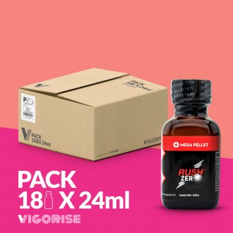 PACK COM 18 RUSH ZERO POPPER 24ML