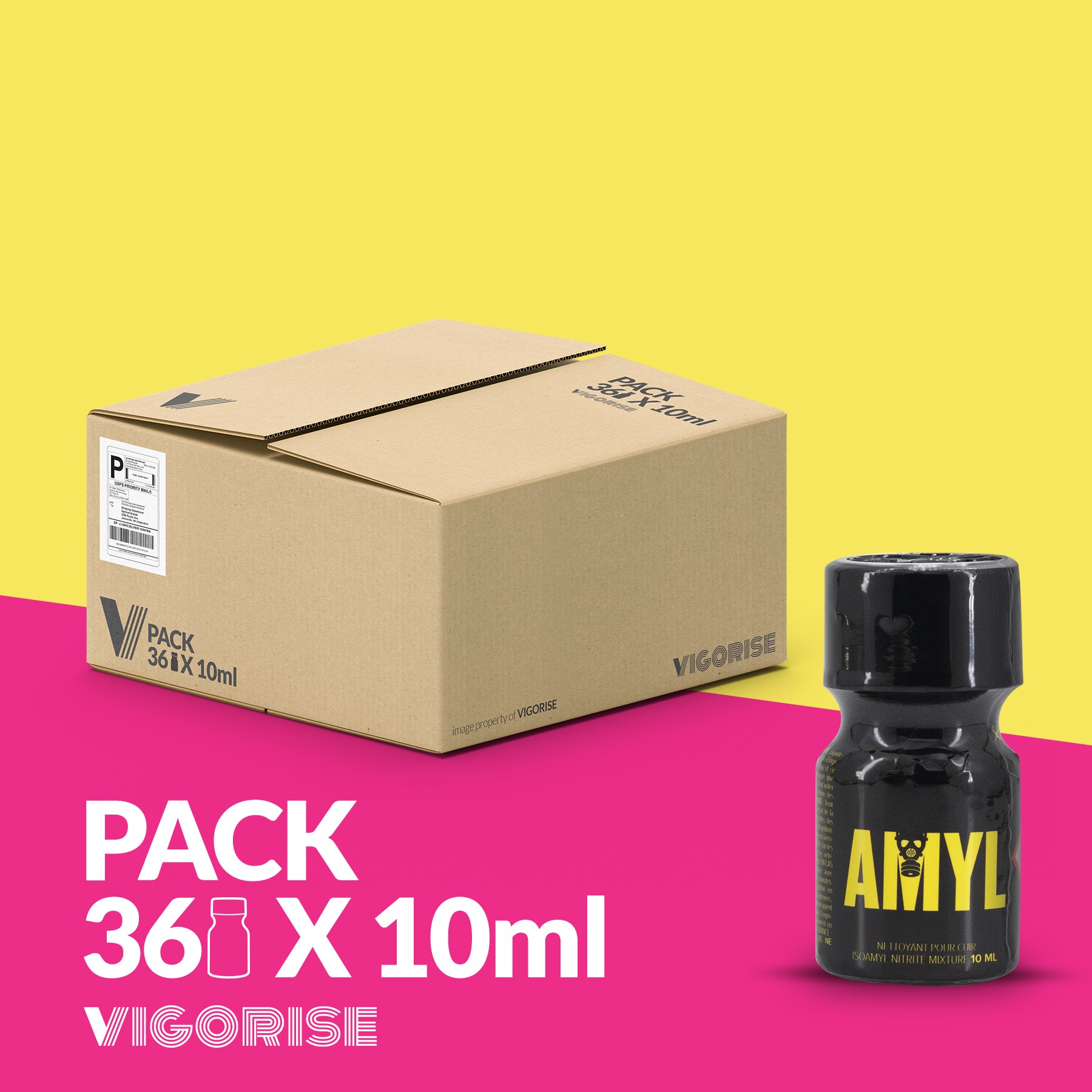 PACK COM 36 AMYL 10ML