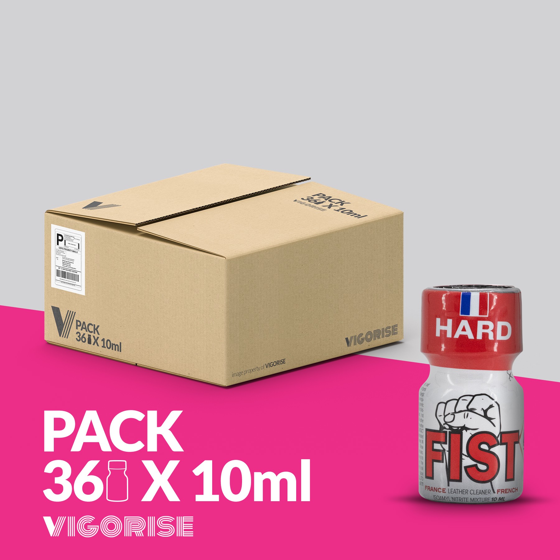 PACK CON 36 FIST HARD 10ML