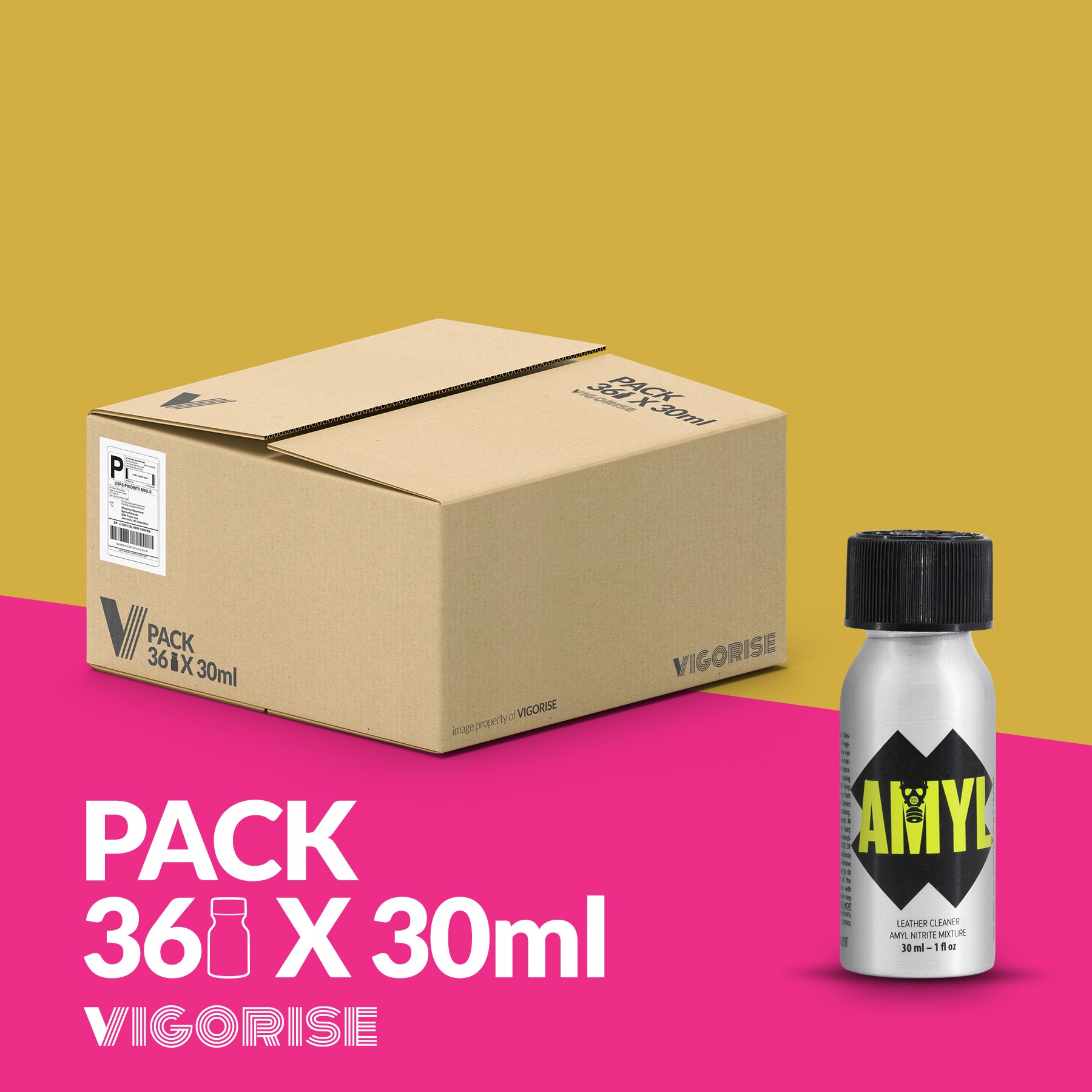 PACK WITH 18 AMYL POPPER 30ML