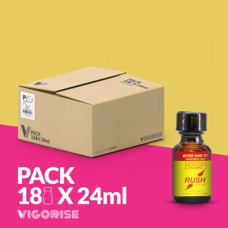 PACK COM 18 RUSH POPPER 24ML