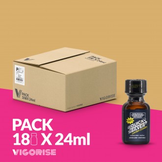 PACK CON 18 QUICK SILVER POPPER 24ML