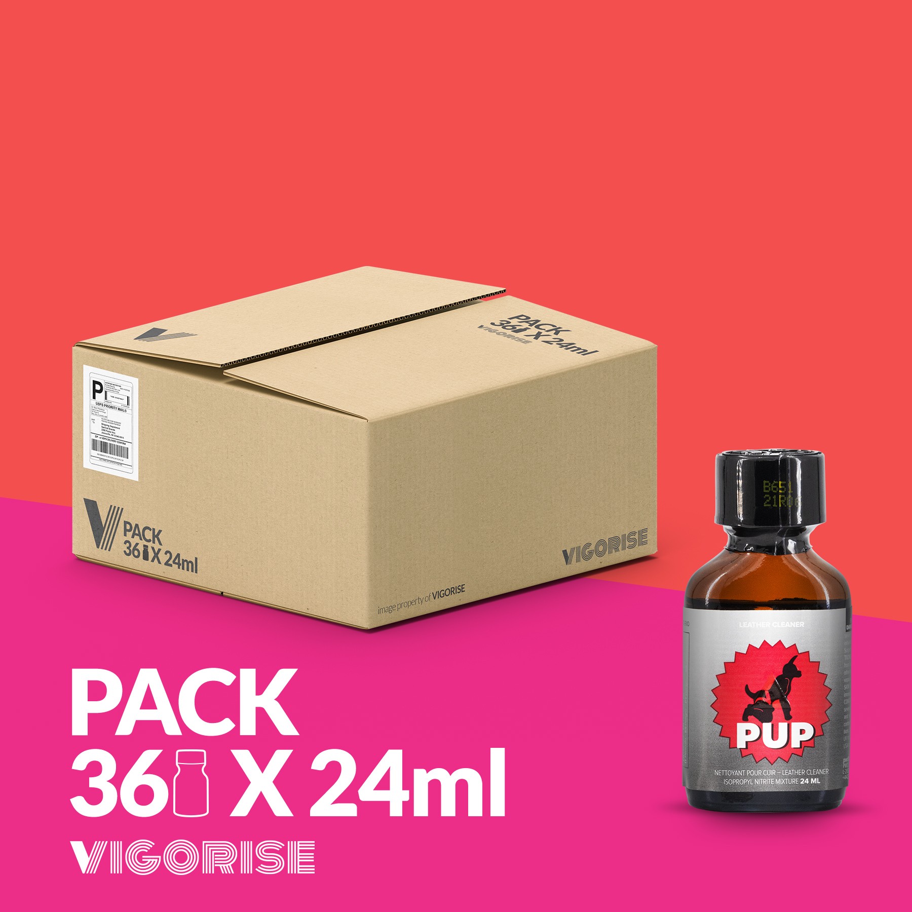 PACK COM 18 PUP POPPER 24ML