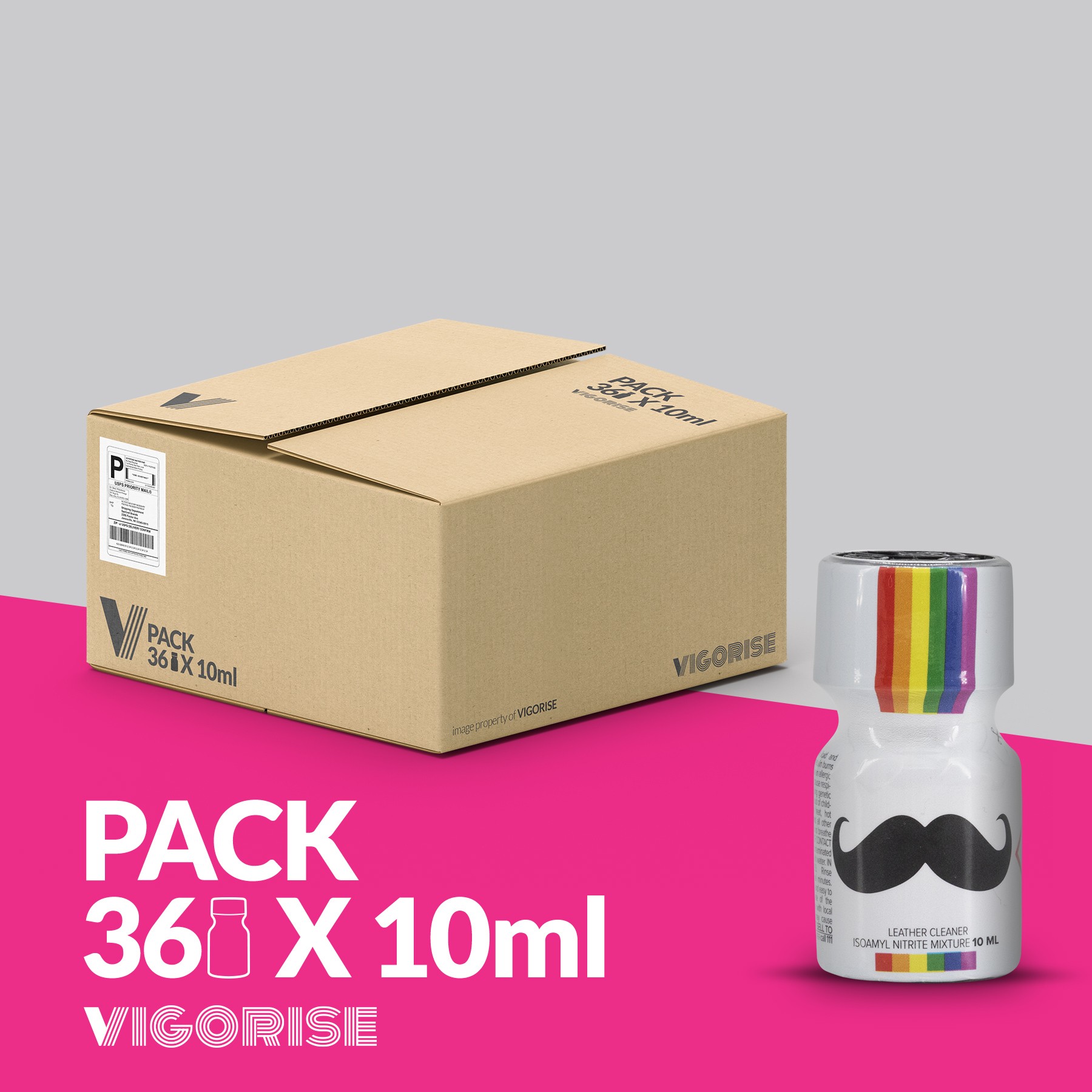 PACK CON 36 MOUSTACHE 10ML