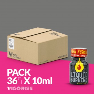 PACK WITH 36 LIQUID BURNING 10ML